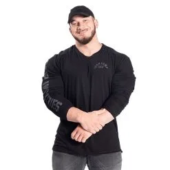 GASP Throwback LS Tee, Wash Green -butik med fitnessudstyr 220843999R Gasp Throwback LS Tee Black 07 0521