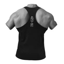 GASP Throwback Tank, Greymelange -butik med fitnessudstyr 220844994r gasp throwback tank wash black 1 2