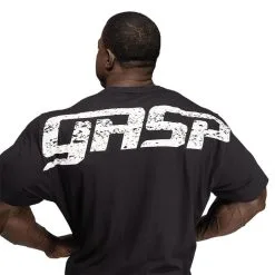 GASP Original Tee, Light Grey Melange -butik med fitnessudstyr 220858997R Gasp Original Tee Black White 02 0520 3