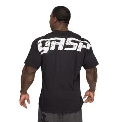 GASP Original Tee, Light Grey Melange -butik med fitnessudstyr 220858997R Gasp Original Tee Black White 03 0520 3