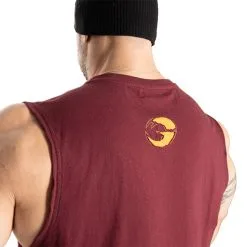 GASP Vintage Tank, Black -butik med fitnessudstyr 220867393R Gasp Vintage Tank Maroon 05 0521