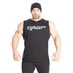 GASP Vintage Tank, White -butik med fitnessudstyr 220867999R Gasp Vintage Tank Black 01 0521 3