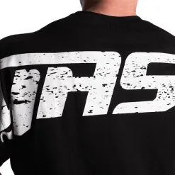 Gasp Iron Tee, Greymelange/Black -butik med fitnessudstyr 220869999R Gasp Iron Tee Black 0122