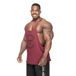 GASP Stringer, GASP Yellow -butik med fitnessudstyr 220873393R GASP Stringer Maroon 02 0920 3