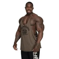 GASP Stringer, GASP Yellow -butik med fitnessudstyr 220873665R GASP Stringer Washed Green Black 02 0520 2