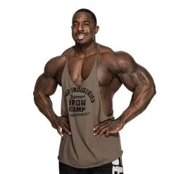 GASP Stringer, GASP Yellow -butik med fitnessudstyr 220873665R GASP Stringer Washed Green Black 03 0520 2