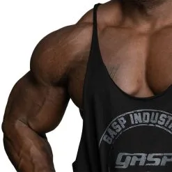 GASP Stringer, GASP Yellow -butik med fitnessudstyr 220873999R GASP Stringer Black 05 0521 2