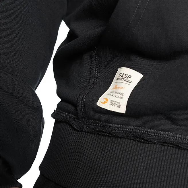 Gasp Layered Hood, Washed Black 6 Gasp Layered Hood, Washed Black - Billede 6