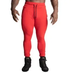 GASP Tapered Joggers, Chili Red -butik med fitnessudstyr 220899370R GASP TapereJoggersChiliRed 0922 4