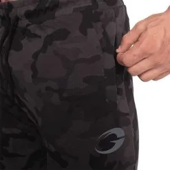 GASP Tapered Joggers, Light Grey Melange -butik med fitnessudstyr 220899775R GASP Tapered Joggers Dark Camo 04 0921 2