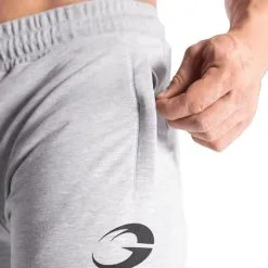 GASP Tapered Joggers, Light Grey Melange -butik med fitnessudstyr 220899903R GASP Tapered Joggers Light Grey Melange 04 nov20 1