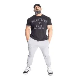 GASP Tapered Joggers, Light Grey Melange -butik med fitnessudstyr 220899903R GASP Tapered Joggers Light Grey Melange 06 nov20 2