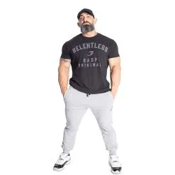 GASP Tapered Joggers, Dark Camo -butik med fitnessudstyr 220899903R GASP Tapered Joggers Light Grey Melange 06 nov20