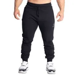 GASP Tapered Joggers, Light Grey Melange -butik med fitnessudstyr 220899999R GASP Tapered Jogger Black 01 nov20 1
