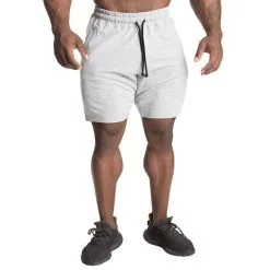 Gasp Tapered Sweatshorts, Light Grey Melange -butik med fitnessudstyr 220900903R Gasp Tapered Sweatshorts Light Grey Melange 01 juli21 2
