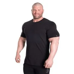 GASP Classic Tapered Tee, Black -butik med fitnessudstyr 220901999R Gasp Classic Tapered Tee Black 02 0221 1