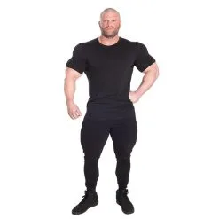 GASP Classic Tapered Tee, Black -butik med fitnessudstyr 220901999R Gasp Classic Tapered Tee Black 06 0221 1