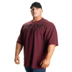 GASP Iron Thermal Tee, Maroon -butik med fitnessudstyr 220912393R GASP Iron Thermal Tee Maroon 02 1022