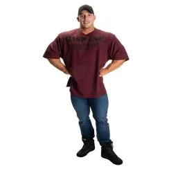 GASP Iron Thermal Tee, Maroon -butik med fitnessudstyr 220912393R GASP Iron Thermal Tee Maroon 06 1022
