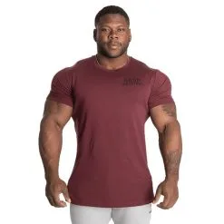 GASP 89 Classic Tapered Tee, Maroon -butik med fitnessudstyr 220919393R Gasp 89 Classic Tap Tee Maroon 01 aug21 1