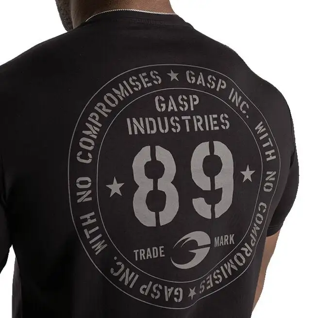 GASP 89 Classic Tapered Tee, Black 11 GASP 89 Classic Tapered Tee, Black - Billede 11