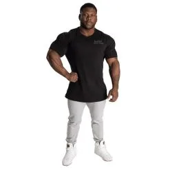 GASP 89 Classic Tapered Tee, Maroon -butik med fitnessudstyr 220919999R Gasp 89 Classic Tap Tee Black 06 aug21