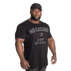 GASP Atlas Tee, Black No Excuses -butik med fitnessudstyr 220945909R Gasp Atlas Tee Black No Excuses 02 april22