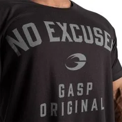 GASP Atlas Tee, Black No Excuses -butik med fitnessudstyr 220945909R Gasp Atlas Tee Black No Excuses 04 april22