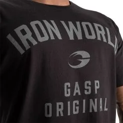 GASP Atlas Tee, Black Iron World -butik med fitnessudstyr 220945912R Gasp Atlas Tee Black Iron World 04 april22