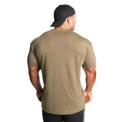 GASP Cadet Tee, Army Green Melange -butik med fitnessudstyr 220946600 GASP Cadet Tee juli22 2