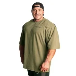 GASP Division Iron Tee, Army Green Melange -butik med fitnessudstyr 220947600 GASP Division Iron Tee juni22 green 3