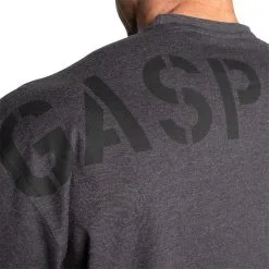 GASP Division Iron Tee, Dark Grey Melange -butik med fitnessudstyr 220947907 GASP Division Iron Tee juni22 grey 5