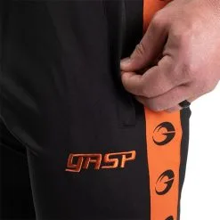 GASP Track Suit Pants, Black/Flame -butik med fitnessudstyr 220954984R GASP TrackSuitPants BlackFlame 0323 1