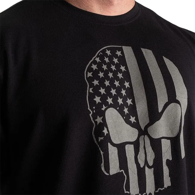 GASP Thermal Skull Tee, Asphalt 6 GASP Thermal Skull Tee, Asphalt - Billede 6