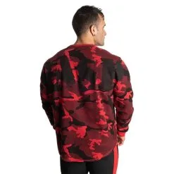 GASP Thermal Logo Sweater, Red Camo -butik med fitnessudstyr 220959330R GASP Thermal Logo Sweater RedCamo 0223 3