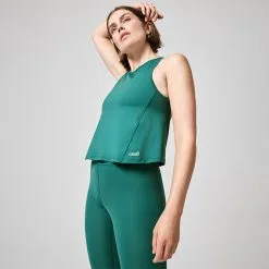 Casall Sportswear A-line Short Tank, Garden Green