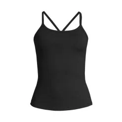 Casall Sportswear Strap Rib Tank, Black -butik med fitnessudstyr 221649010R Casall Strap Rib Tank Black 03 1222