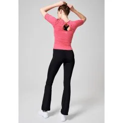 Casall Sportswear Flare High Waist Pant, Black -butik med fitnessudstyr 231509010R Casall Flare High Waist Pant Black 03 jan23