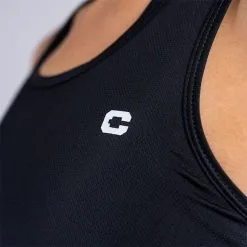 CLN Athletics CLN Lola Ws Mesh Tank, Black -butik med fitnessudstyr 3133 00R CLN Athletics CLN Lola ws Mesh Tank Black 05 0922