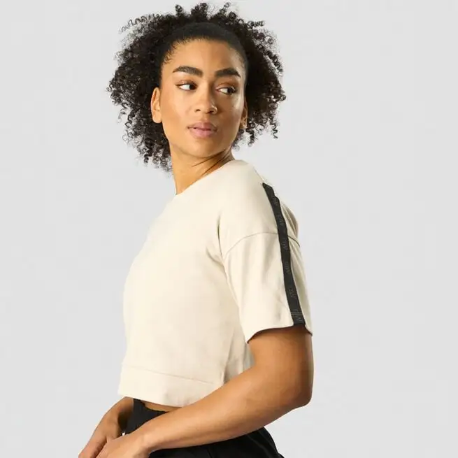 ICANIWILL Stance Cropped T-shirt, Dark Brown 26 ICANIWILL Stance Cropped T-shirt, Dark Brown - Billede 26