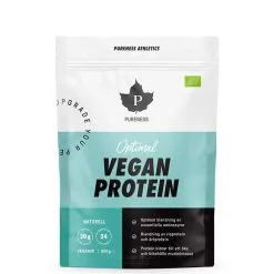 Pureness Athletics Optimal Øko Vegan Protein Naturel, 600 G