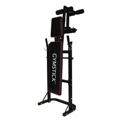 Gymstick Weight Bench With 40kg Barbell Set -butik med fitnessudstyr 62083 gymstick weight bench with 40kg barbell set