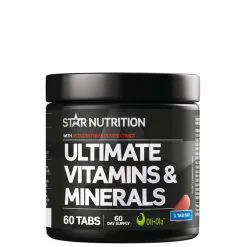 Star Nutrition Ultimate Vitamins & Minerals, 60 Tabs