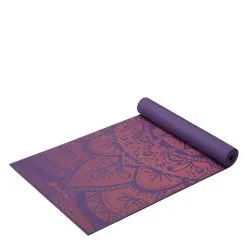 Gaiam 6mm Premium Yoga Mat Athenian Rose Metallic