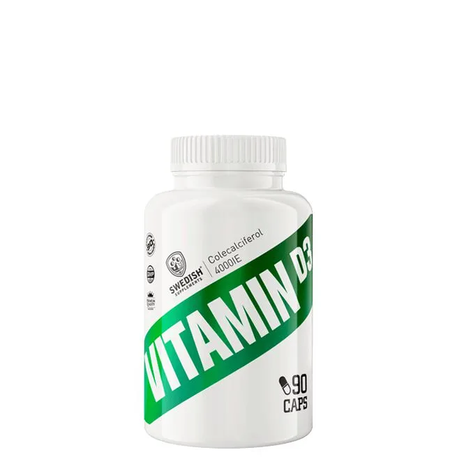 Swedish Supplements Vitamin D3, 90 Caps 1 Swedish Supplements Vitamin D3, 90 Caps