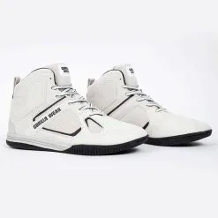 Gorilla Wear Troy High Tops, White -butik med fitnessudstyr 900091001R Gorilla Wear Troy High Tops white 03 mars21 1