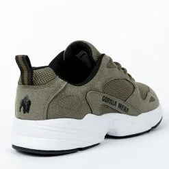 Gorilla Wear Newport Sneakers, Army Green -butik med fitnessudstyr 90010409R Gorilla Wear Newport Sneakers Army Green 03 0821 1