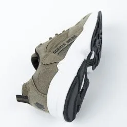 Gorilla Wear Newport Sneakers, Army Green -butik med fitnessudstyr 90010409R Gorilla Wear Newport Sneakers Army Green 06 0821 1