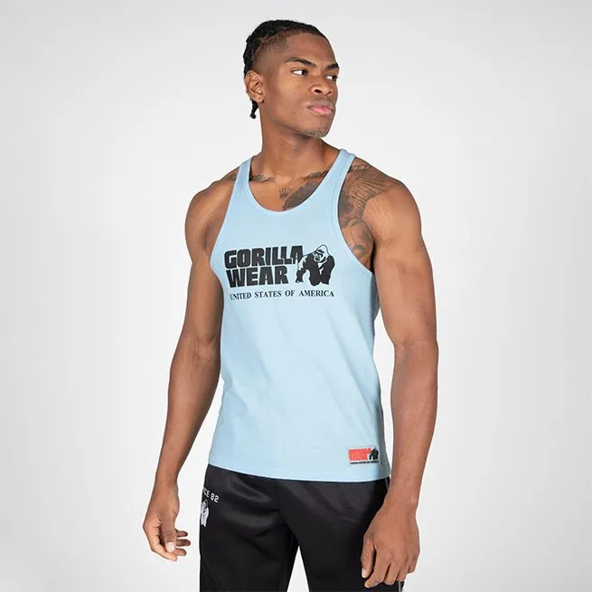 Gorilla Wear Classic Tank Top, Light Blue 1 Gorilla Wear Classic Tank Top, Light Blue