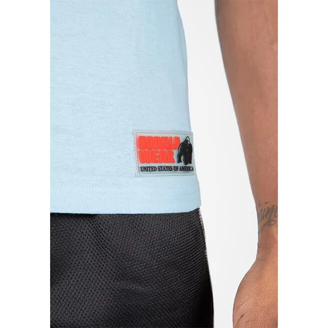Gorilla Wear Classic Tank Top, Light Blue 6 Gorilla Wear Classic Tank Top, Light Blue - Billede 6